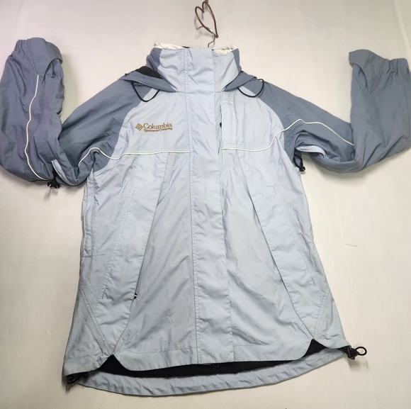 💥COLUMBIA TITANIUM WOMEN’S SMALL OMNI-TECH HOODED JACKET – MUST HAVE! - Picture 1 of 16